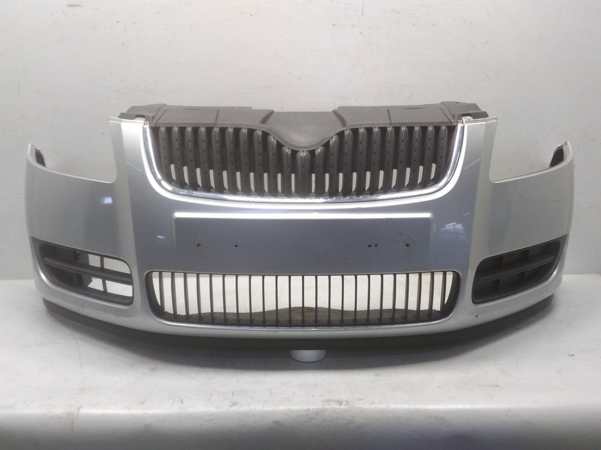 Skoda Roomster 5J original Stoßfänger Stoßstange vorn BJ2006 LF7T diamantsilbermetallic