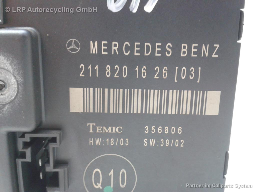 Mercedes Benz E-Klasse W211 Bj.2002 original Türsteuergerät hinten rechts 2118701626