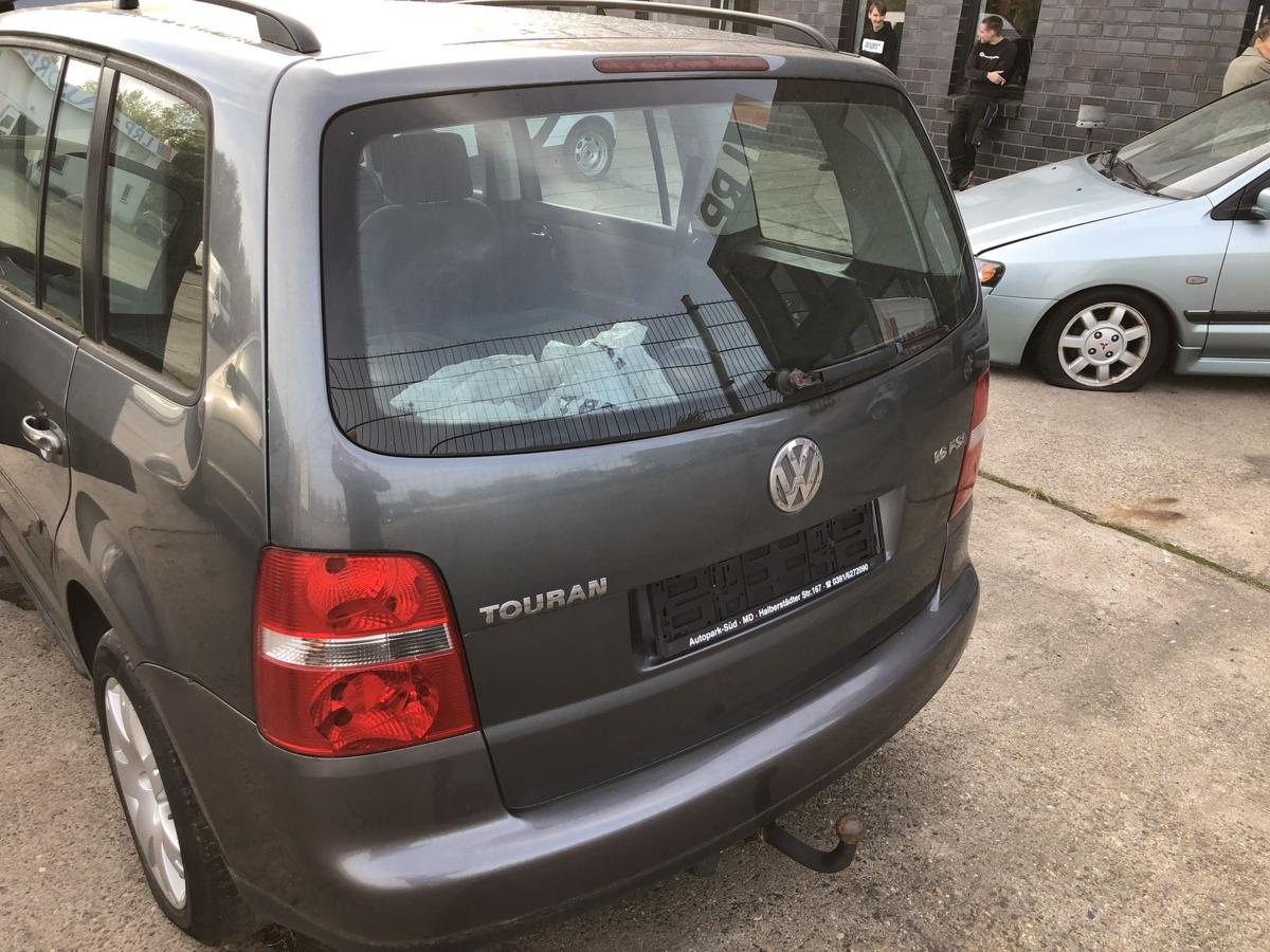 VW Touran 1T 1T1 Heckklappe Kofferraumklappe Heckdeckel Heckscheibe LD7X grau