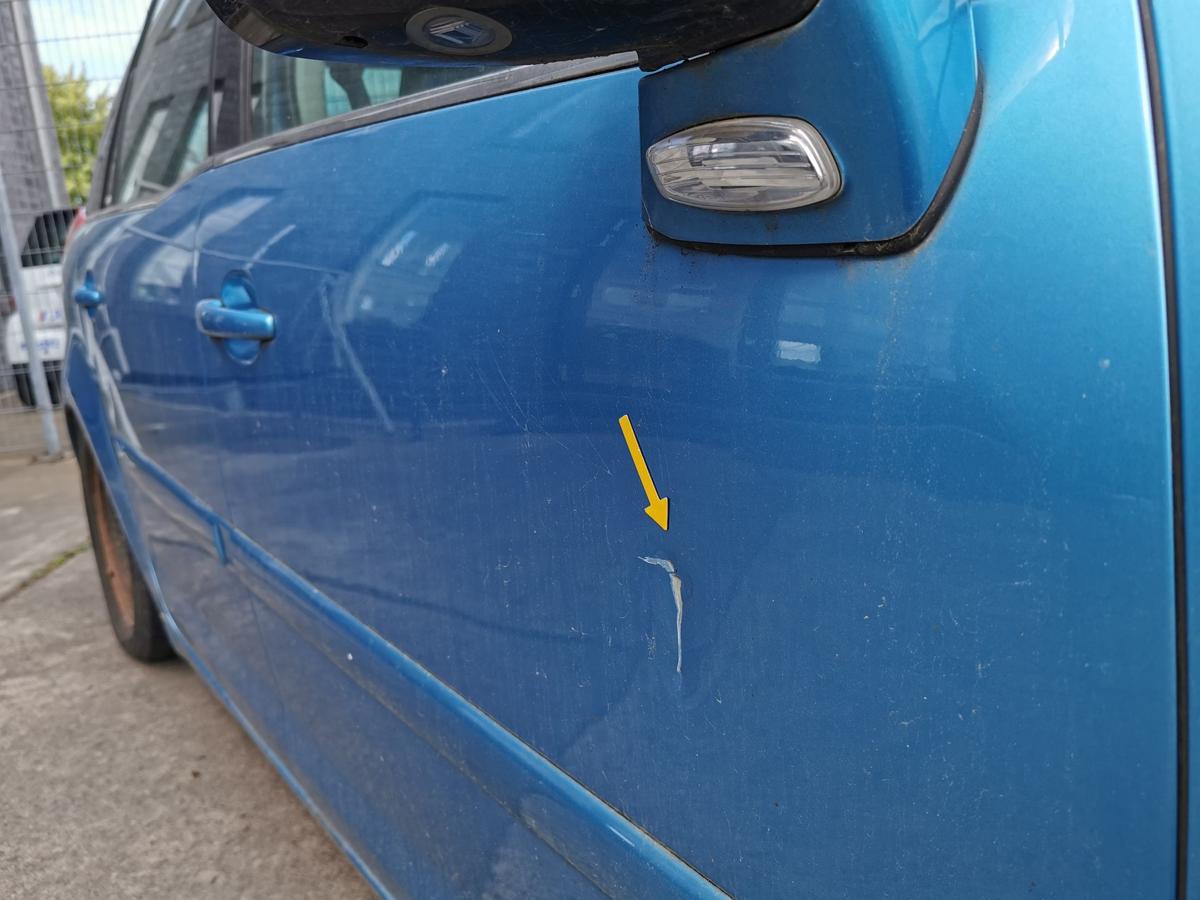 Citroen C4 Picasso U Beifahrertür Tür Autotür Rohbau vorn rechts KNY Blau Tivoli