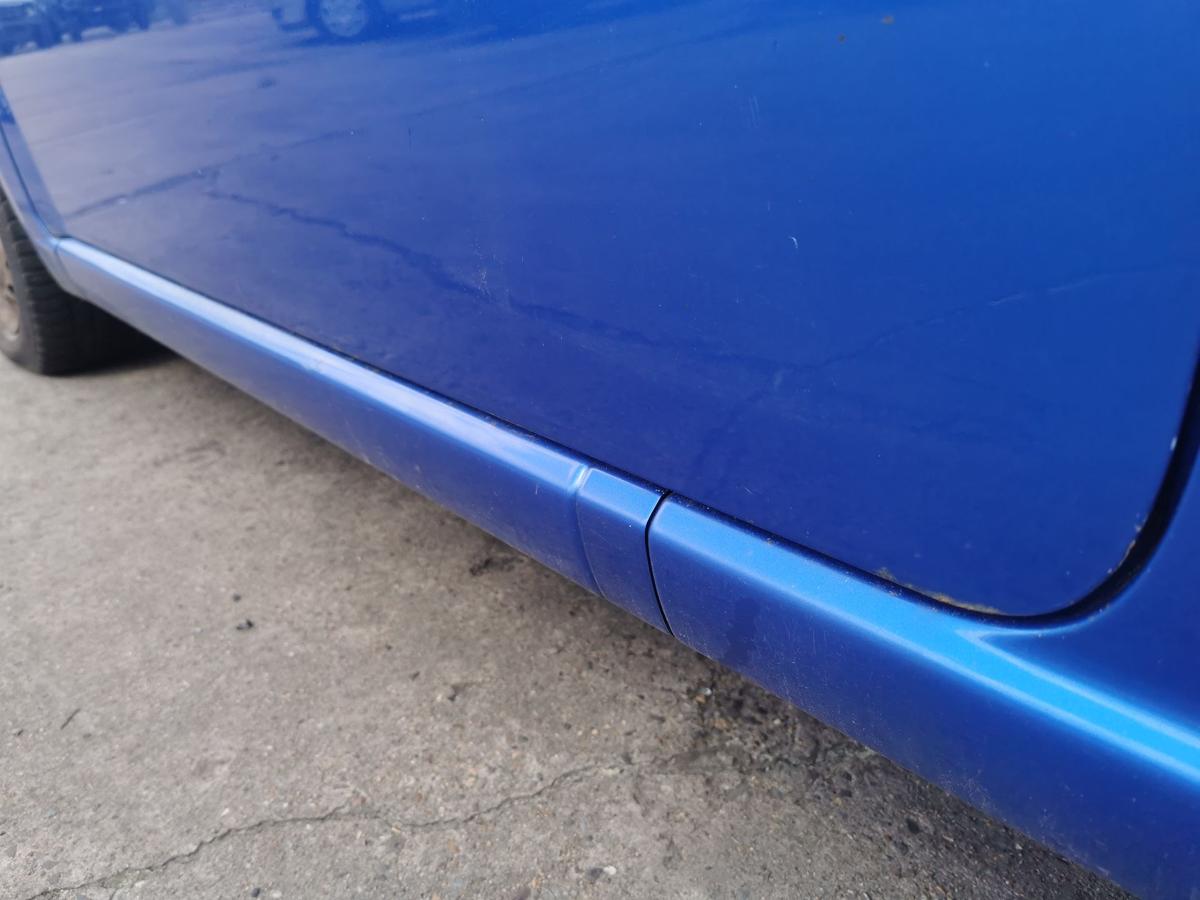 Daihatsu Cuore 251 Fahrertür Tür Autotür Rohbautür vorn links B51 Blue Perl TEXT