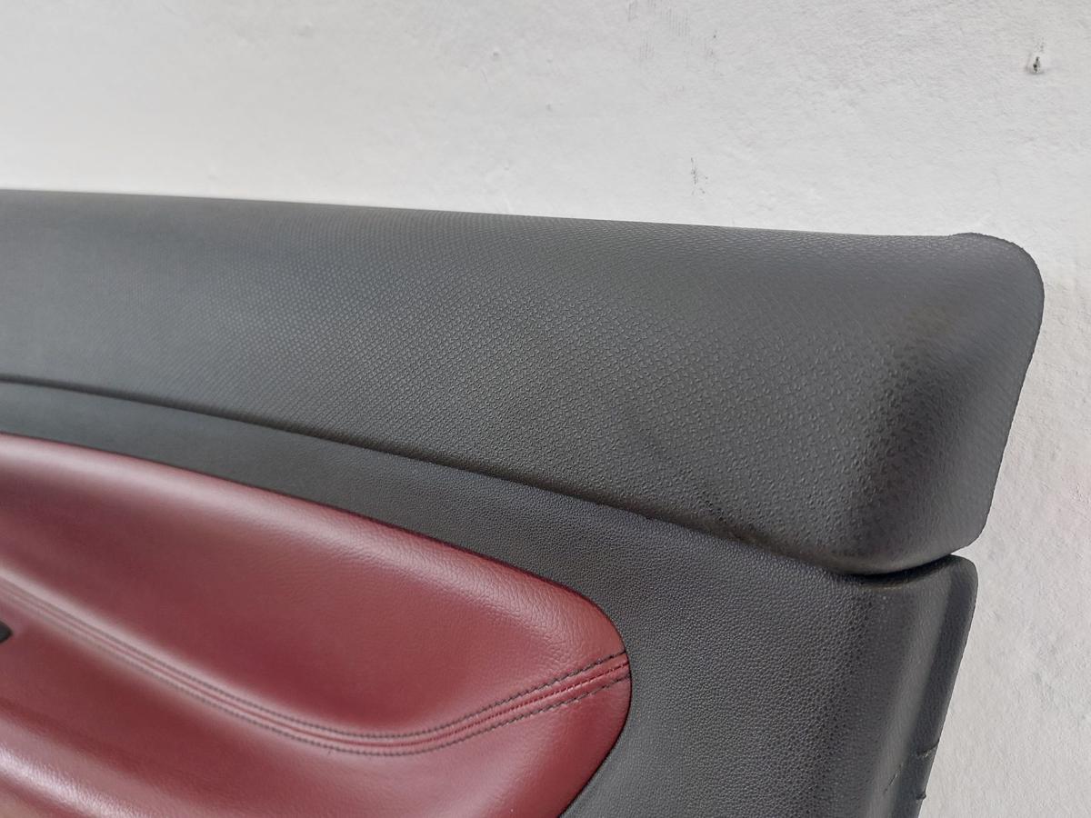 Citroen DS3 Sport Chic T&uuml;rverkleidung vorn rechts Beifahrert&uuml;r Leder weinrot