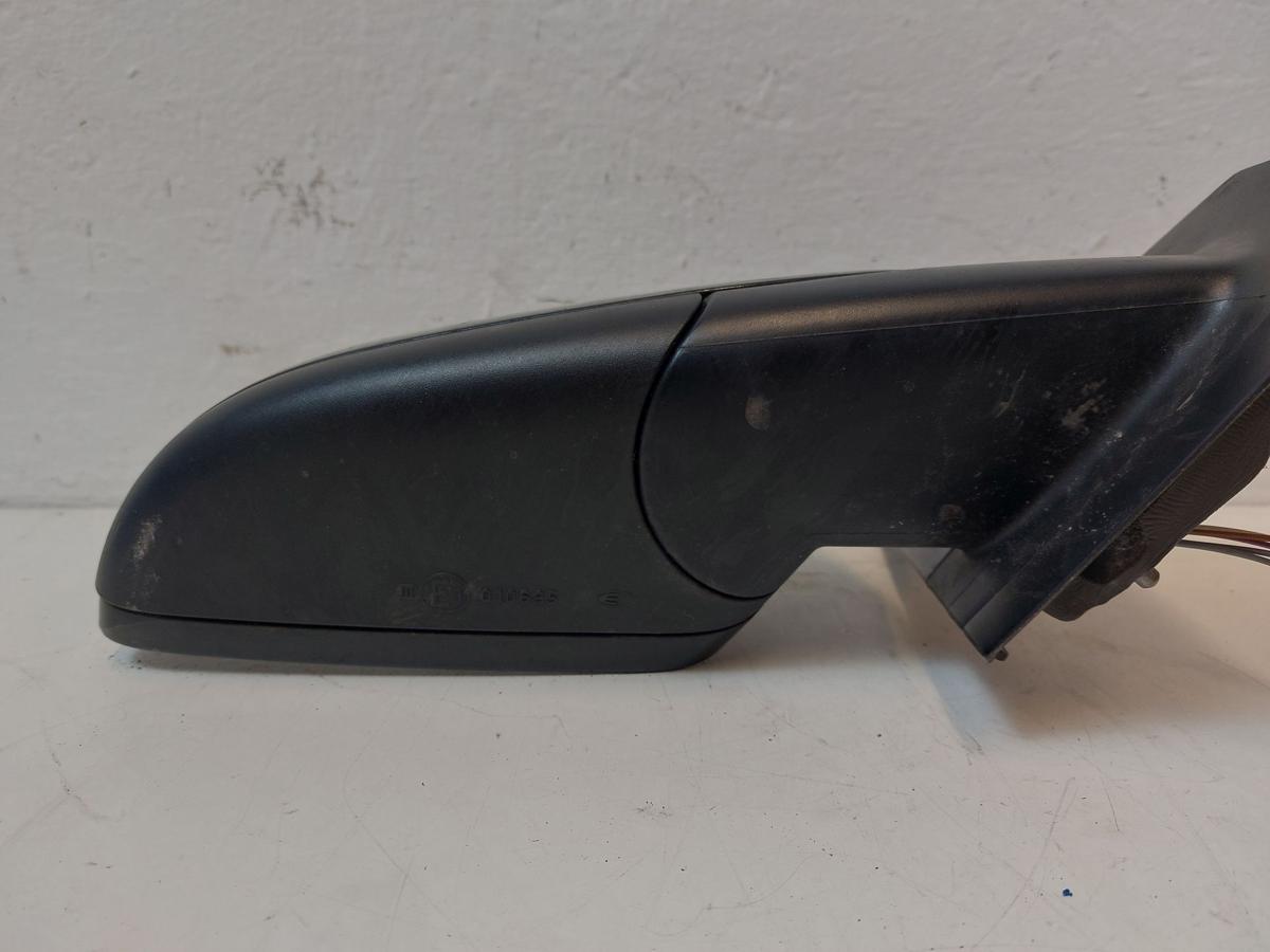 VW Polo 9N1 Aussenspiegel R&uuml;ckspiegel Spiegel elek rechts L041 schwarz