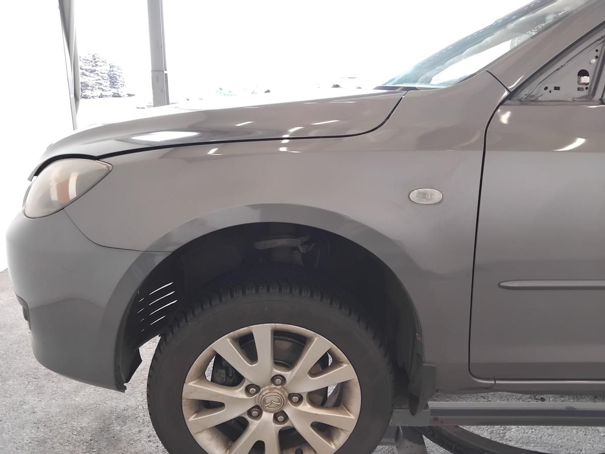 Mazda 3 BK original Kotfl&uuml;gel vorn links graumetallic 5-t&uuml;rig BJ2008