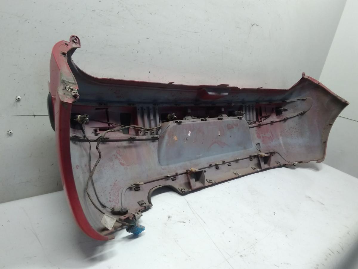 Peugeot 1007 original Sto&szlig;f&auml;nger Sto&szlig;stange hinten Sport rot mit PDC Bj.2005