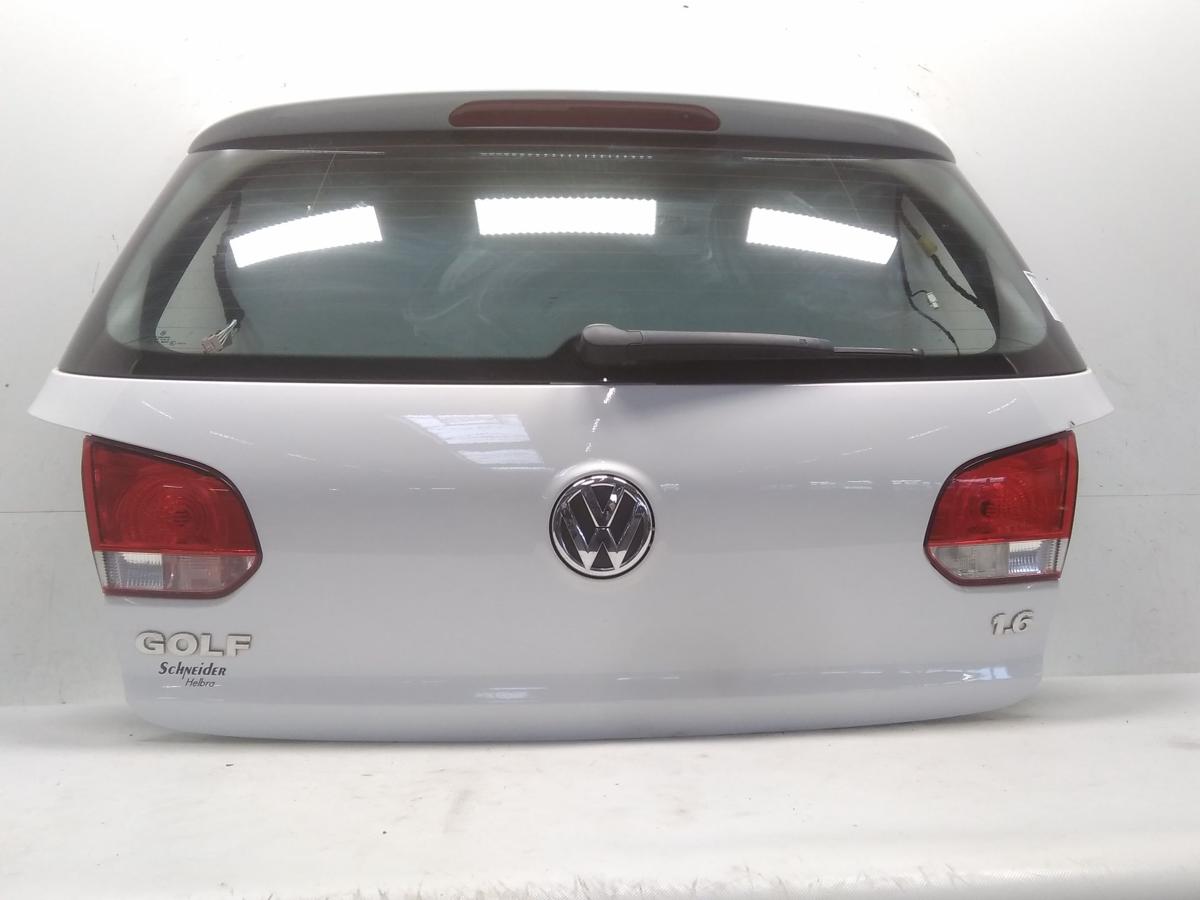 VW Golf 6 Heckklappe candyweiss LB9A mit Heckscheibe BJ2009 Fliessheck