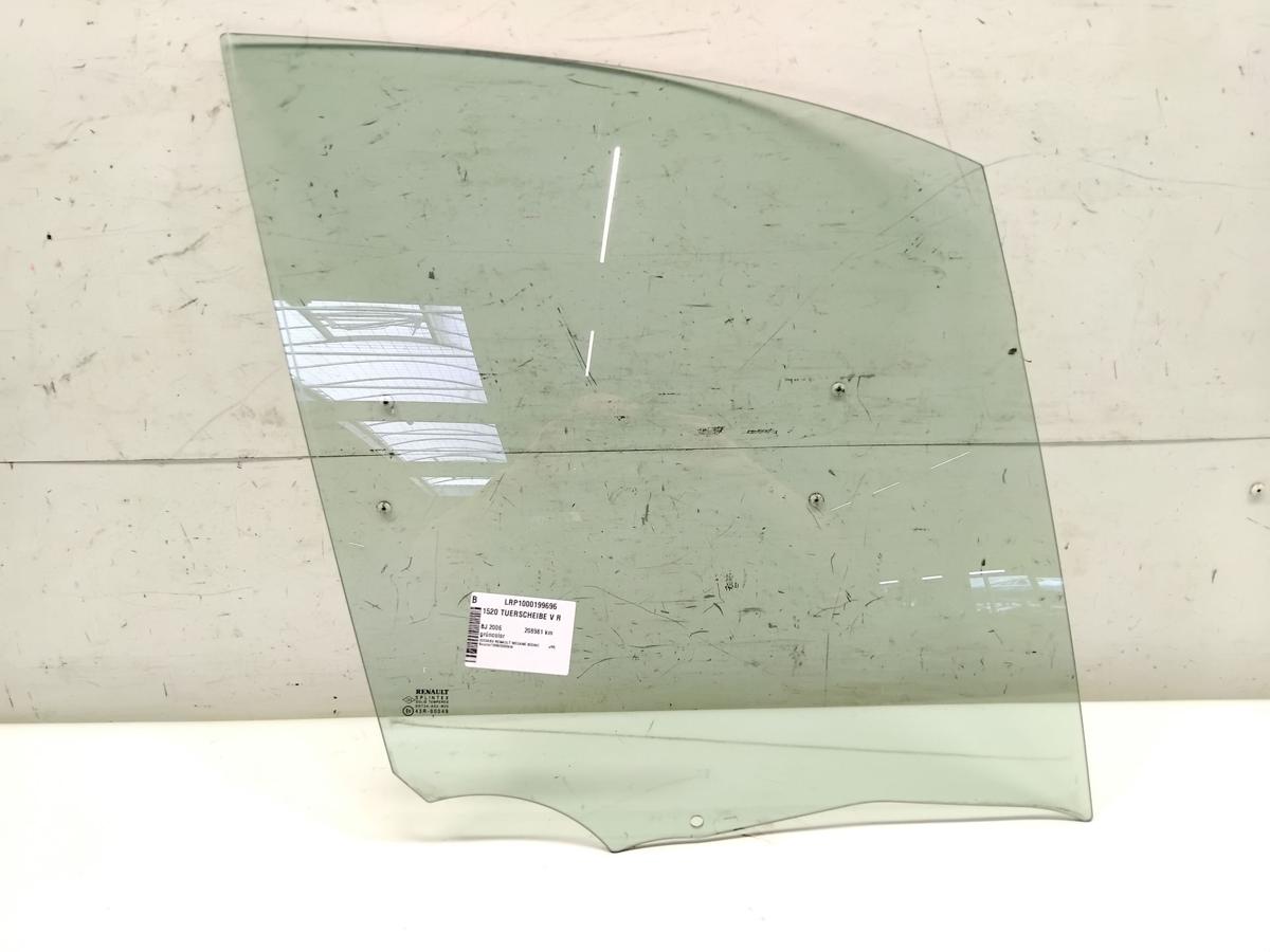 Renault Grand Scenic 2 JM original T&uuml;rscheibe vorn rechts gr&uuml;ncolor BJ2006