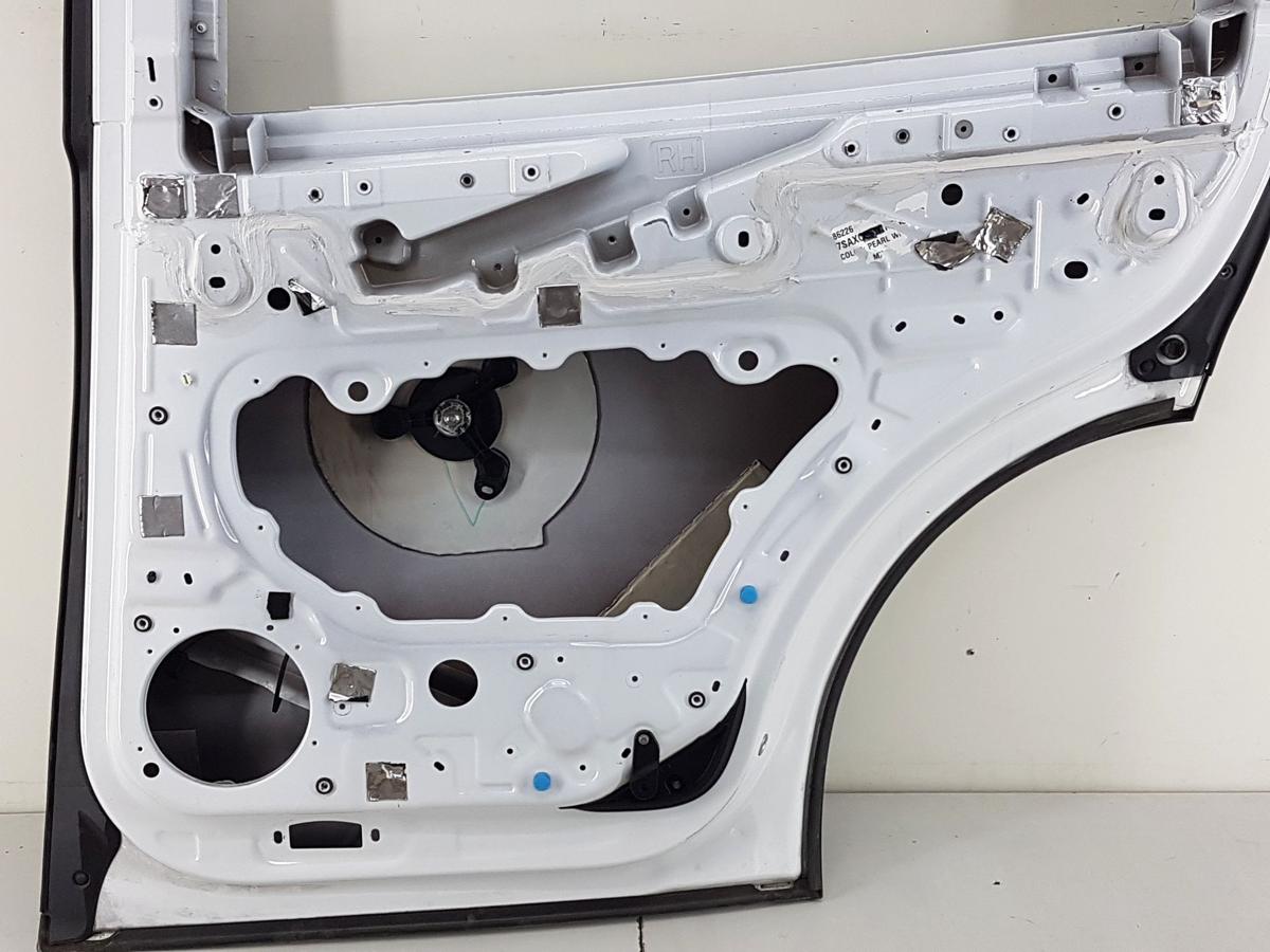 Tesla Model X T&uuml;r hinten rechts PPSW White Water Pearl Bj22 Falcon Wing Doors