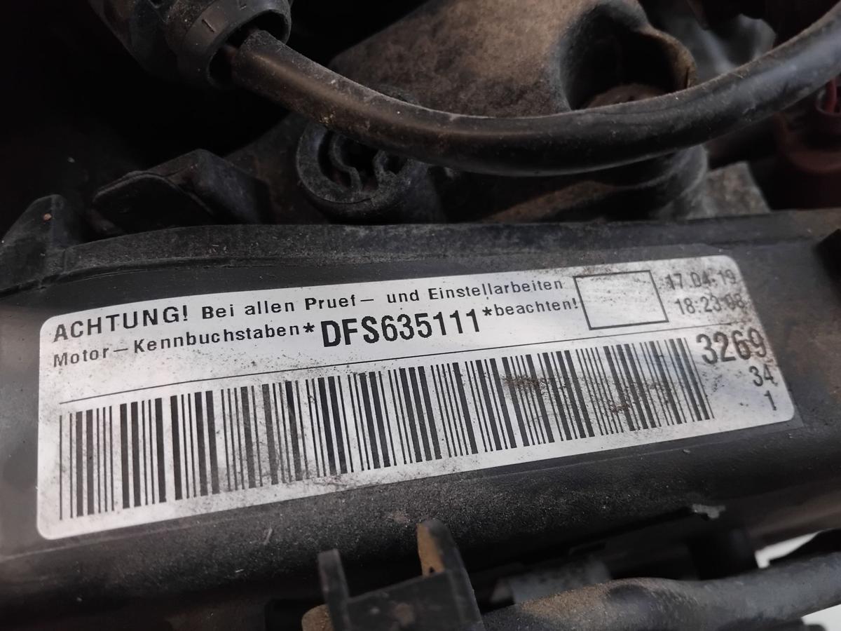 Motor DFSD 2.0TDI 75kw Laufleistung 162967km VW Caddy 4 SA Bj.2019