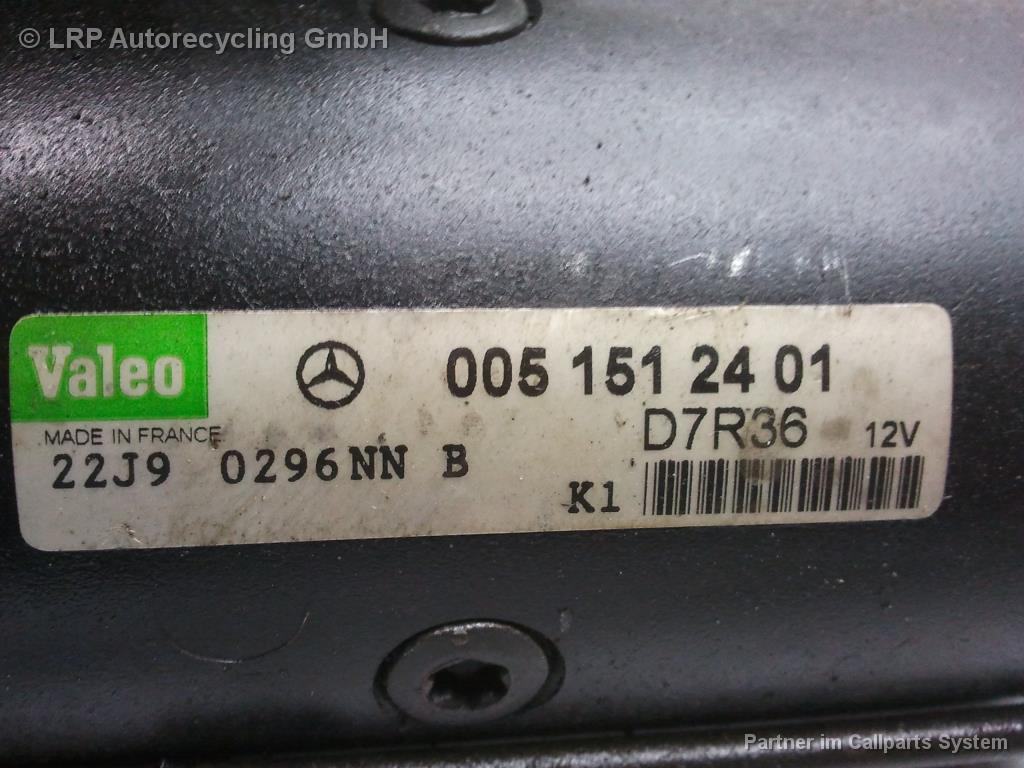 Mercedes Benz C215 CL600 Anlasser Starter 0051512401 original