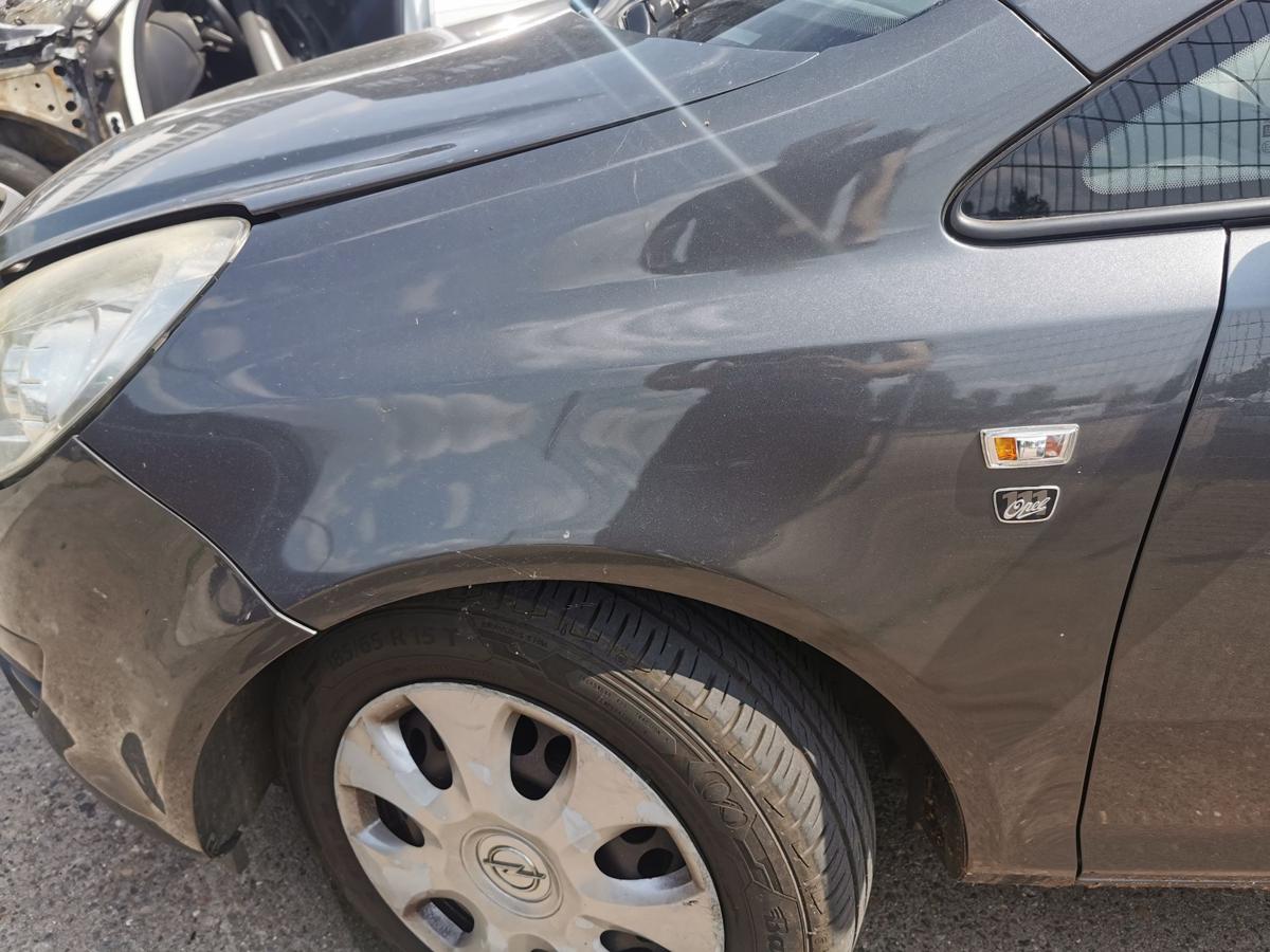 Opel Corsa D Kotflügel Fender Seitenwand vorn links Z177 Karbongraumetallic