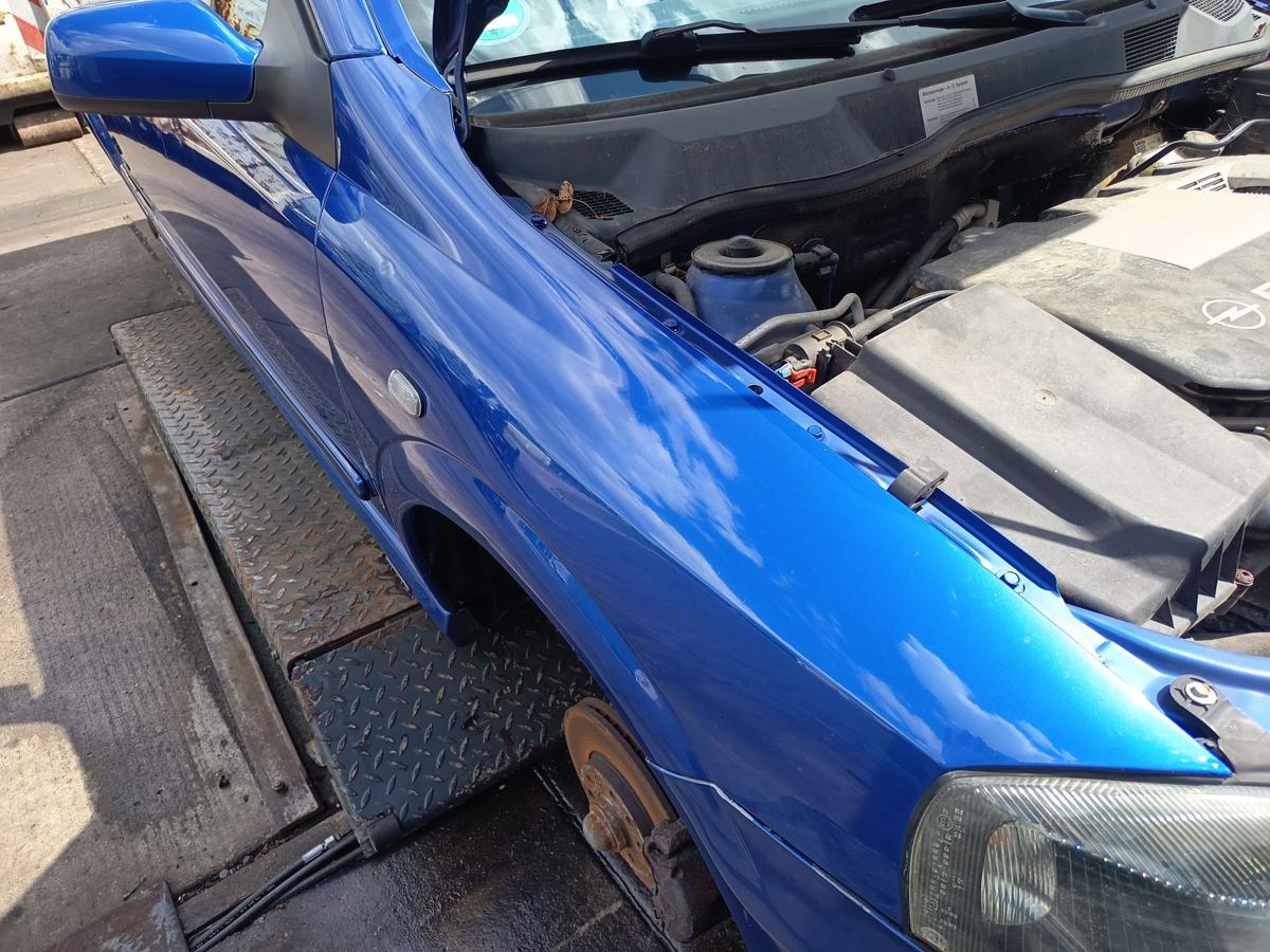 Opel Astra G Coupe original Kotfl&uuml;gel rechts Seitenteil 2KU Europablau Bj 2002