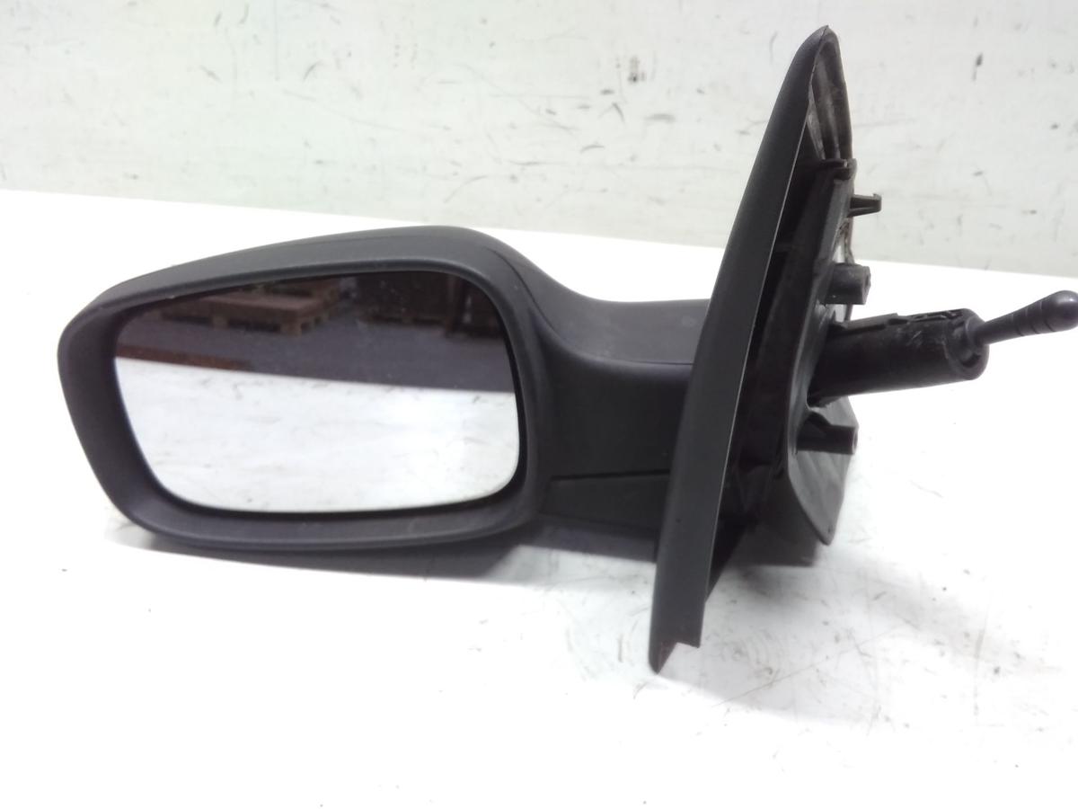 Renault Clio 3 original Aussenspiegel links schwarz unlackiert manuell BJ2005