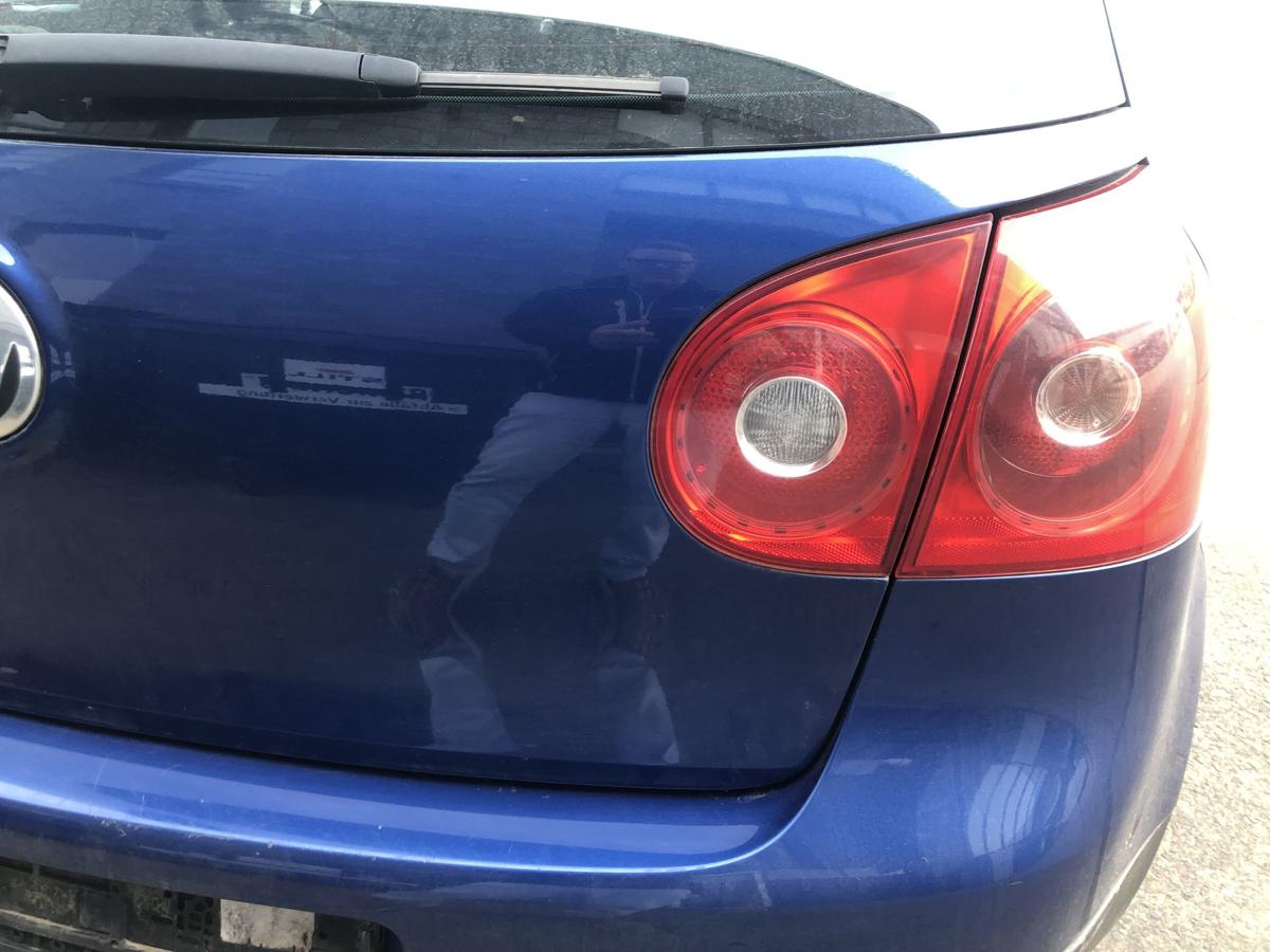 VW Golf 5 V 1K Heckklappe mit Heckscheibe Rohbau 3 und 5 t&uuml;rer LC5J Laserblau