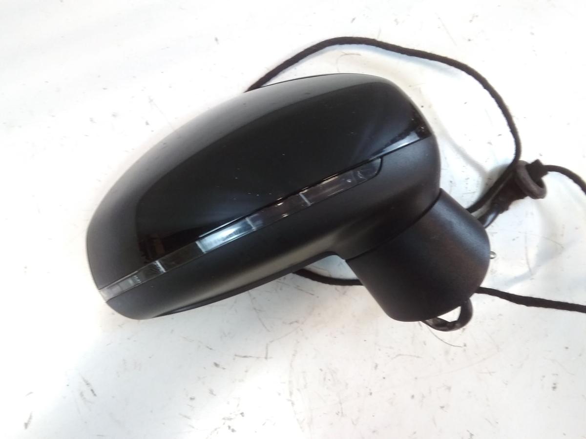 Audi A1 8X orig.Au&szlig;enspiegel rechts elektrisch&beheizt 6pol BJ2010 LY9B brillantschwarz