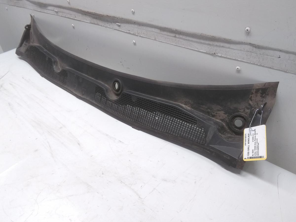 Renault Megane 3 original Windlauf Abdeckung Wasserkasten