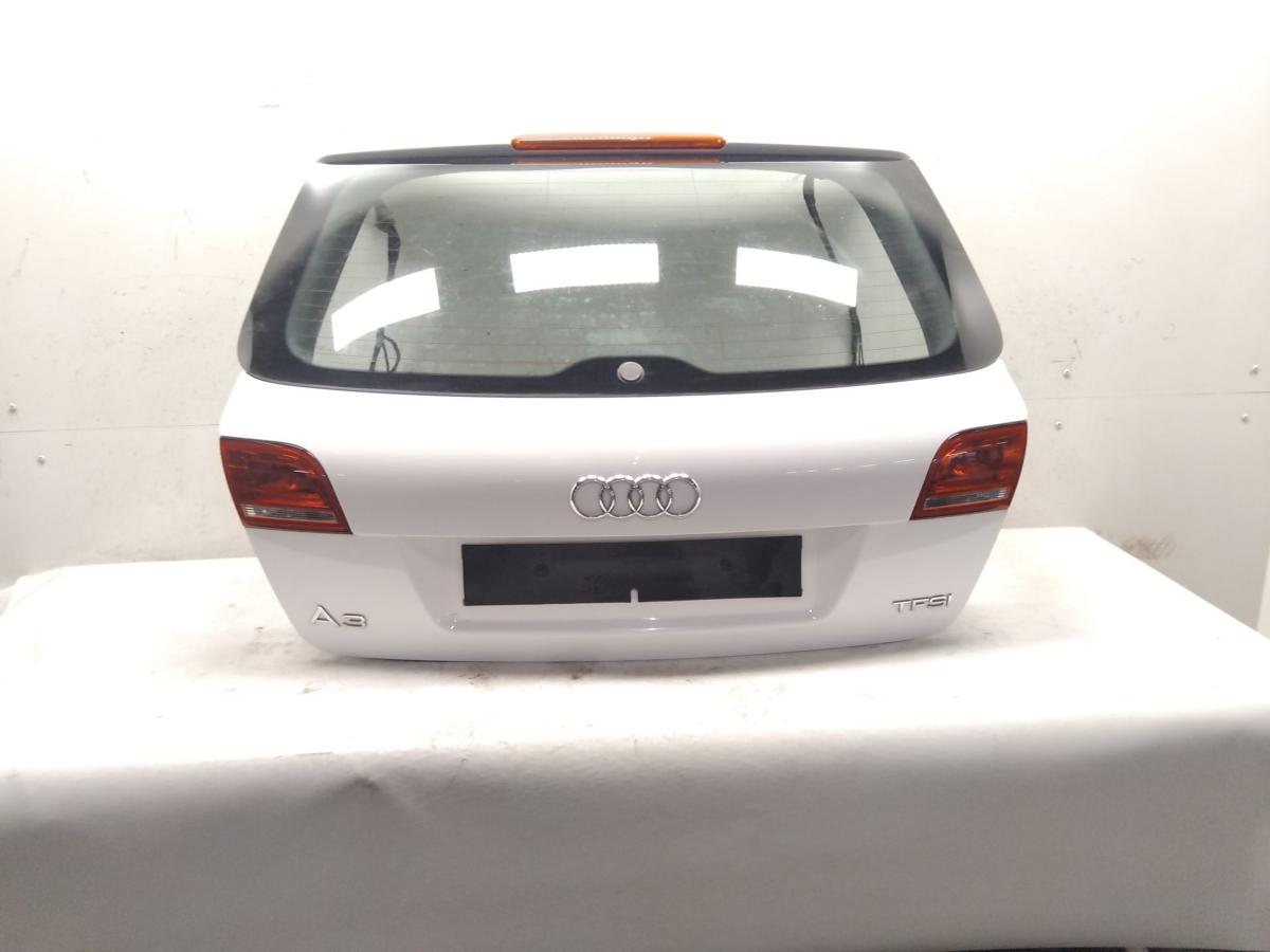 Audi A3 8P Heckklappe 5-T&uuml;rer Sportback ibisweiss LY9C mit Heckscheibe Bj.2013