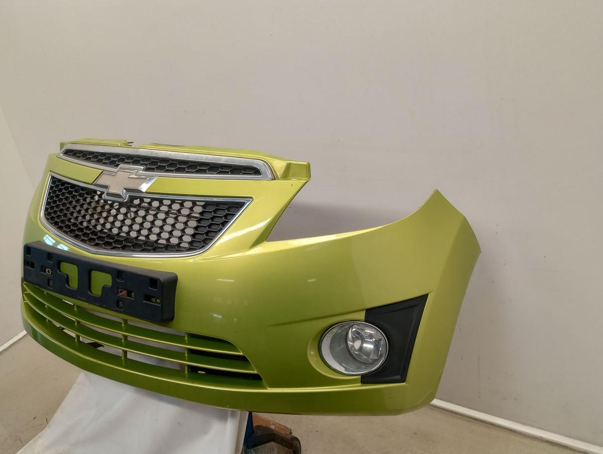 Chevrolet Spark M300 Bj 2010 orig Stoßfänger /Stoßstange vorn mit NSW GJT Green