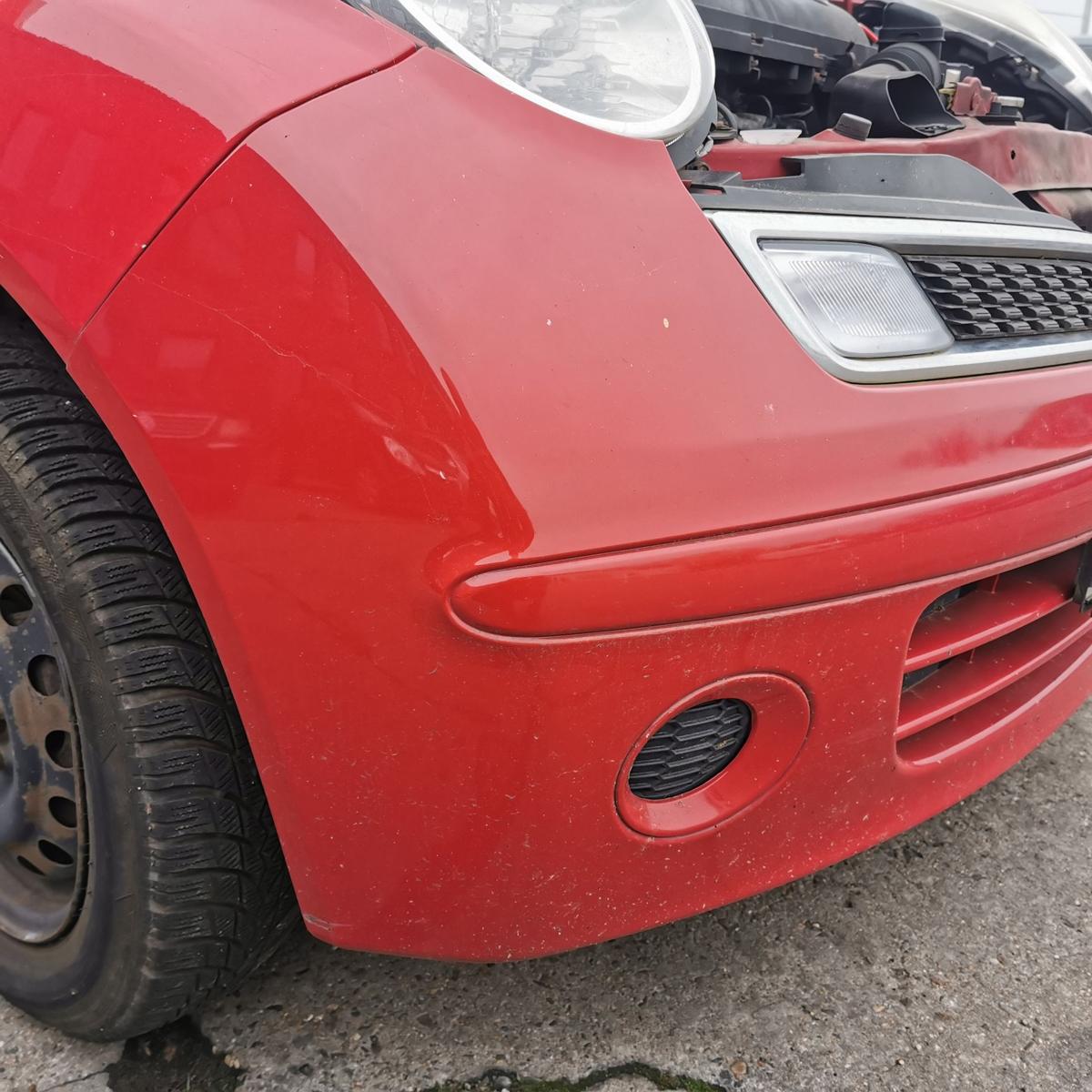 Nissan Micra K12 Stossfänger Stossstange Bumper vorn Z10 Solid Red TEXT BILDER