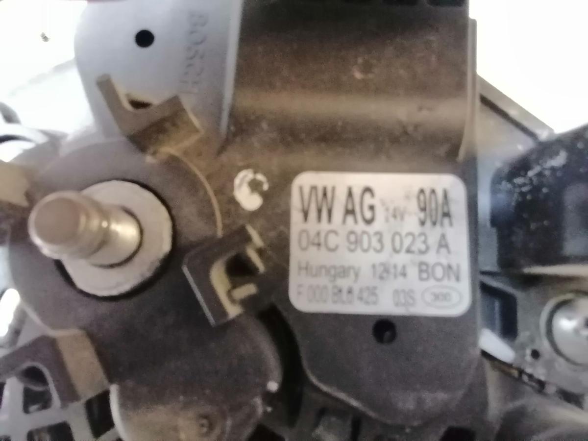 VW Up original Lichtmaschine Generator 90A 1,0 44KW Bj.2014