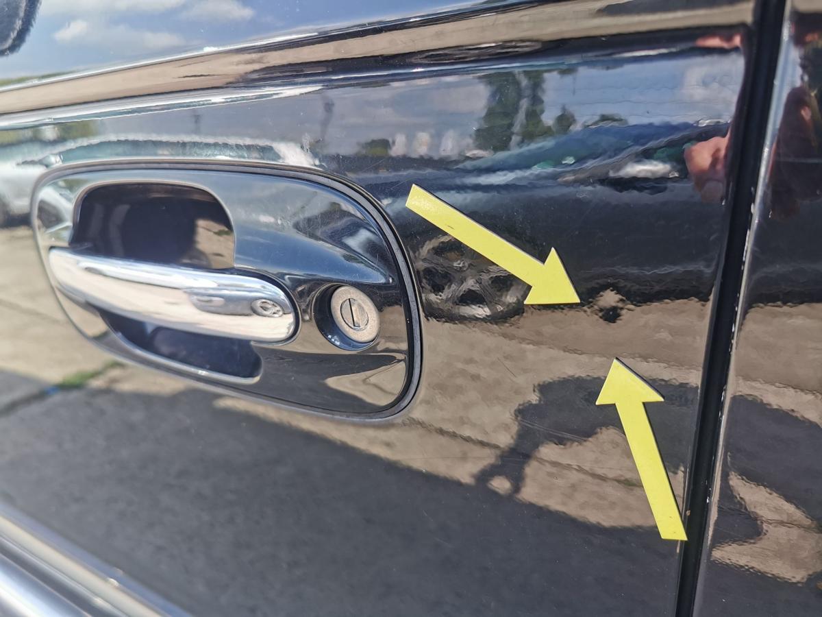 Hyundai Trajet FO Tür Autotür Fahrertür Rohbautür vorn links EB Ebony Black