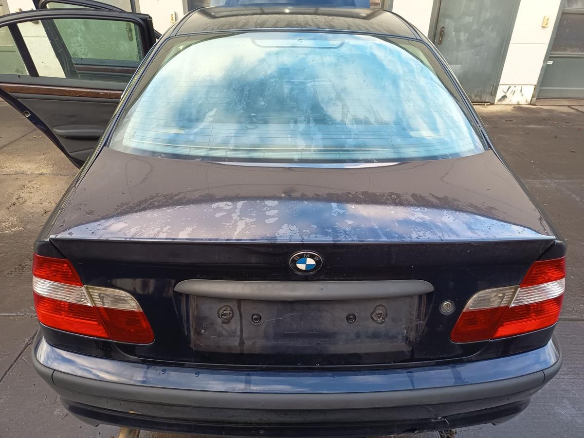 BMW E46 Limo original Heckklappe Deckel hinten 317/5 Orientblau Bj 2005