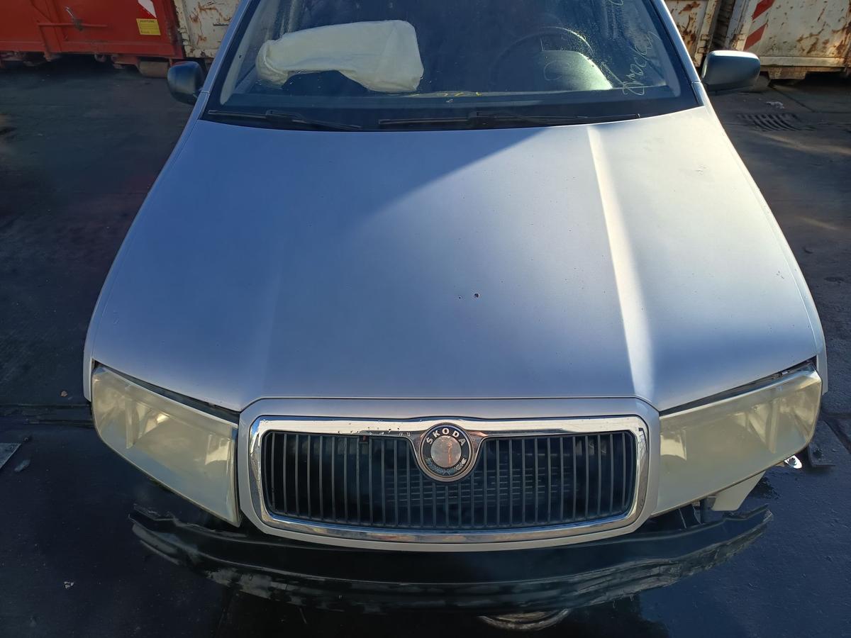 Skoda Fabia 6Y orig Motorhaube Klappe Deckel vorn Front F7T Diamantsilber Bj2002