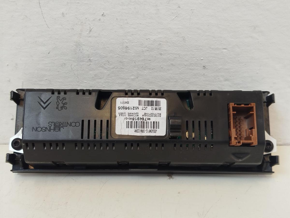 Peugeot 3008 I Typ 0U Display Anzeige Bildschirm Radio Bordcomputer OEM