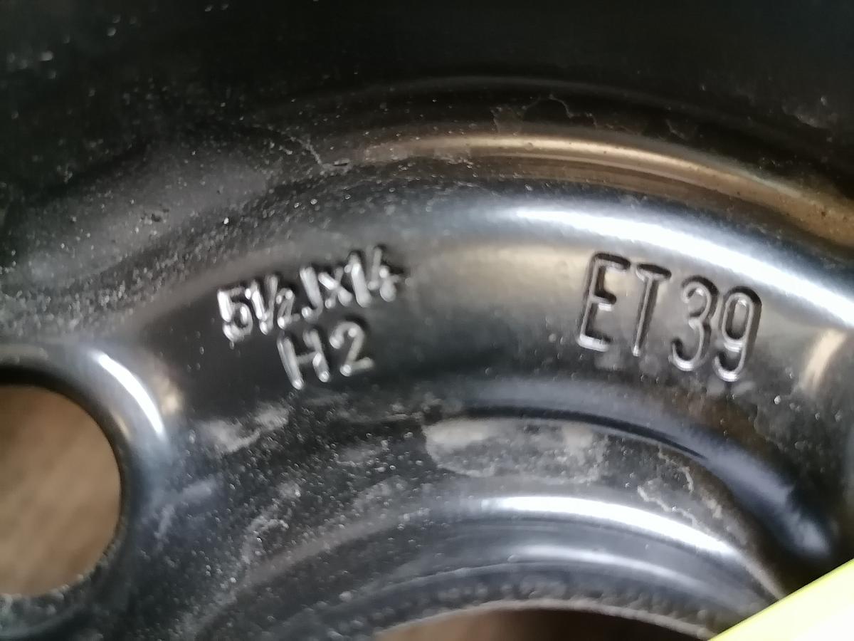 Opel Astra G einzelne Stahlfelge 5.5x14 ET39 5,5x14 Felge BJ02