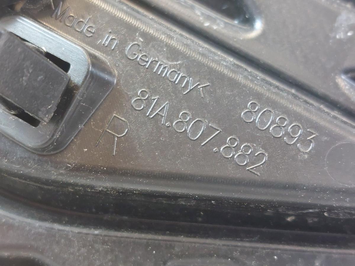 Audi Q2 Typ AG Gitter Zierelement Stoßfänger hinten rechts OEM