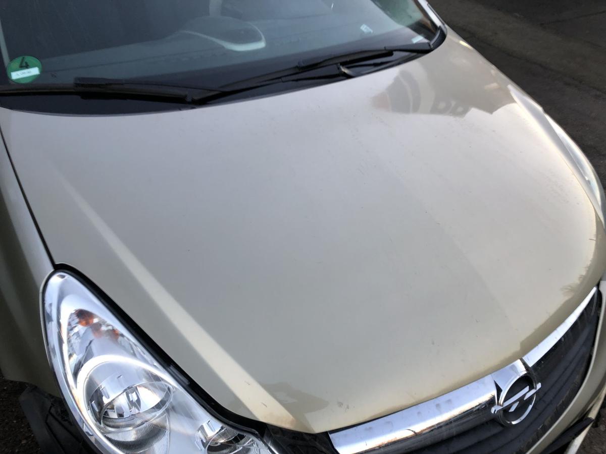 Opel Corsa D Motorhaube Haube Klappe Deckel vorn AAU Lancelot Perleffekt