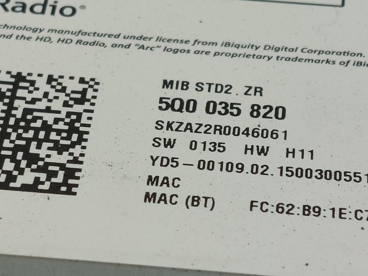 Skoda Fabia 3 III NJ Infotainment Radio Media Unit OEM Steuergerät