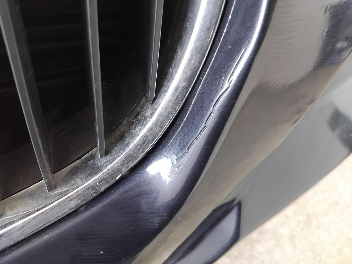 BMW 3er E90 E91 original Sto&szlig;stange Stossf&auml;nger vorn SRA BJ2007 A35 monacoblaumetallic