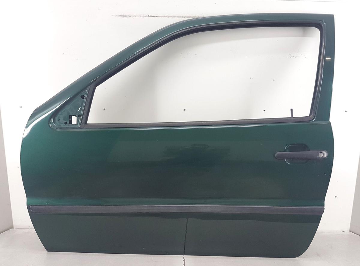 VW Polo 6N2 Tür links in LC6M Brightgreen Perleffekt Bj2000 3 Türig