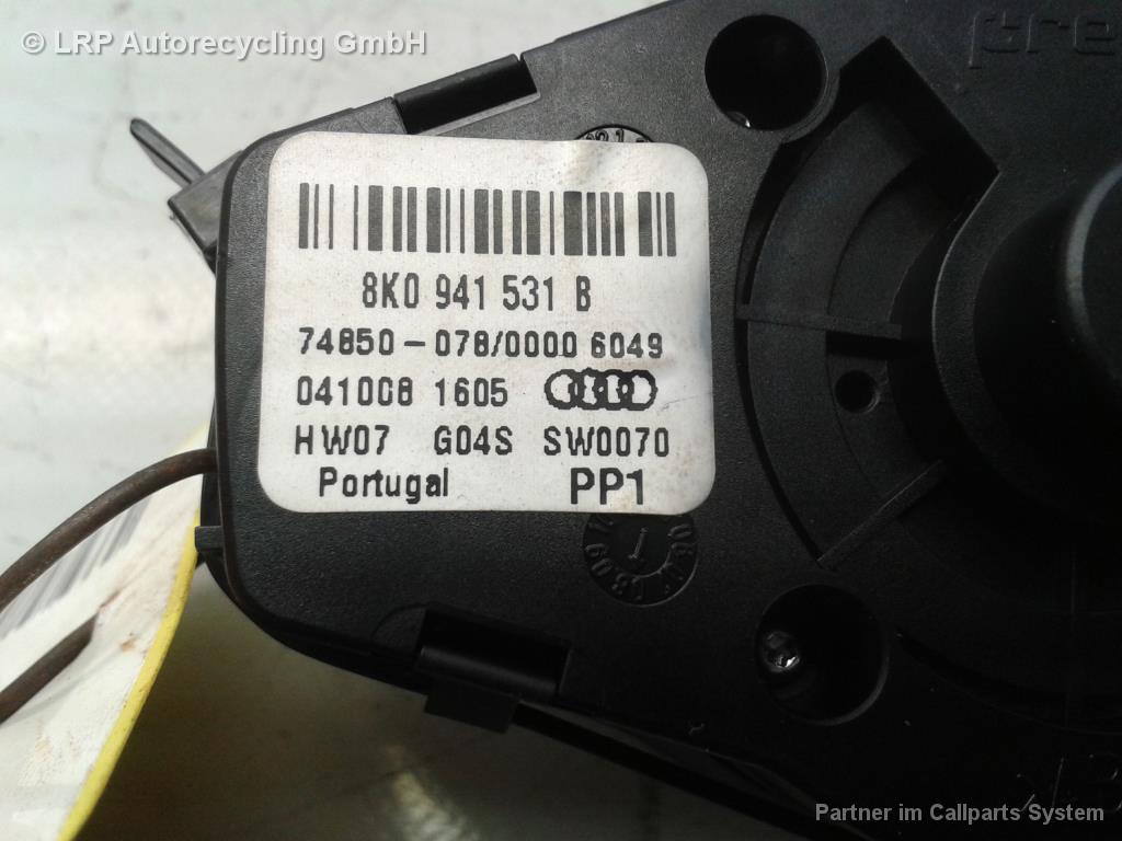 Audi A4 8K BJ2008 Lichtschalter 8K0941531B