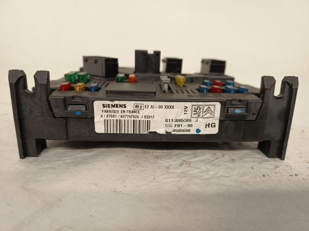 Citroen C3 Pluriel Bj 2004 original Steuergerät BSI 1,4L 54KW Benzin 9650585680 Citroen C3 Pluriel Bj 2004 original Steuergerät BSI 1,4L 54KW Benzin 9650585680