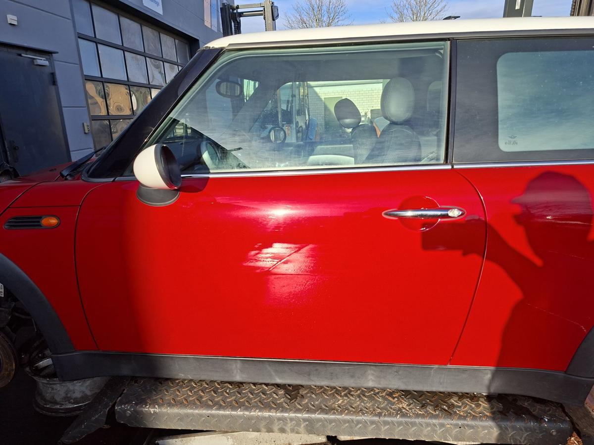 Mini One Bj 2002 original Tür links 851 Chilli Red ohne Spiegel