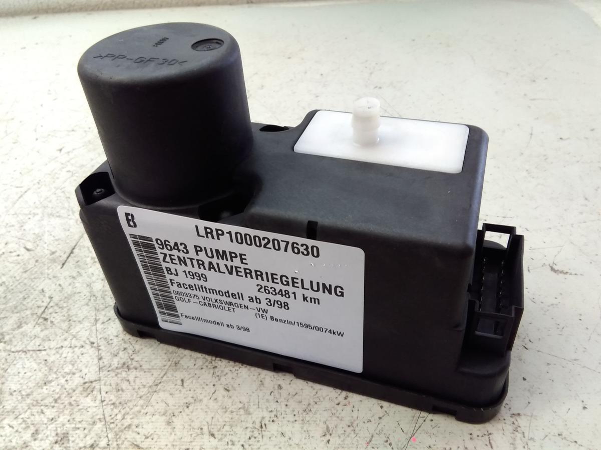 VW Golf 3 Cabrio original Pumpe Zentralverriegelung 1H0962257G Hella BJ1999