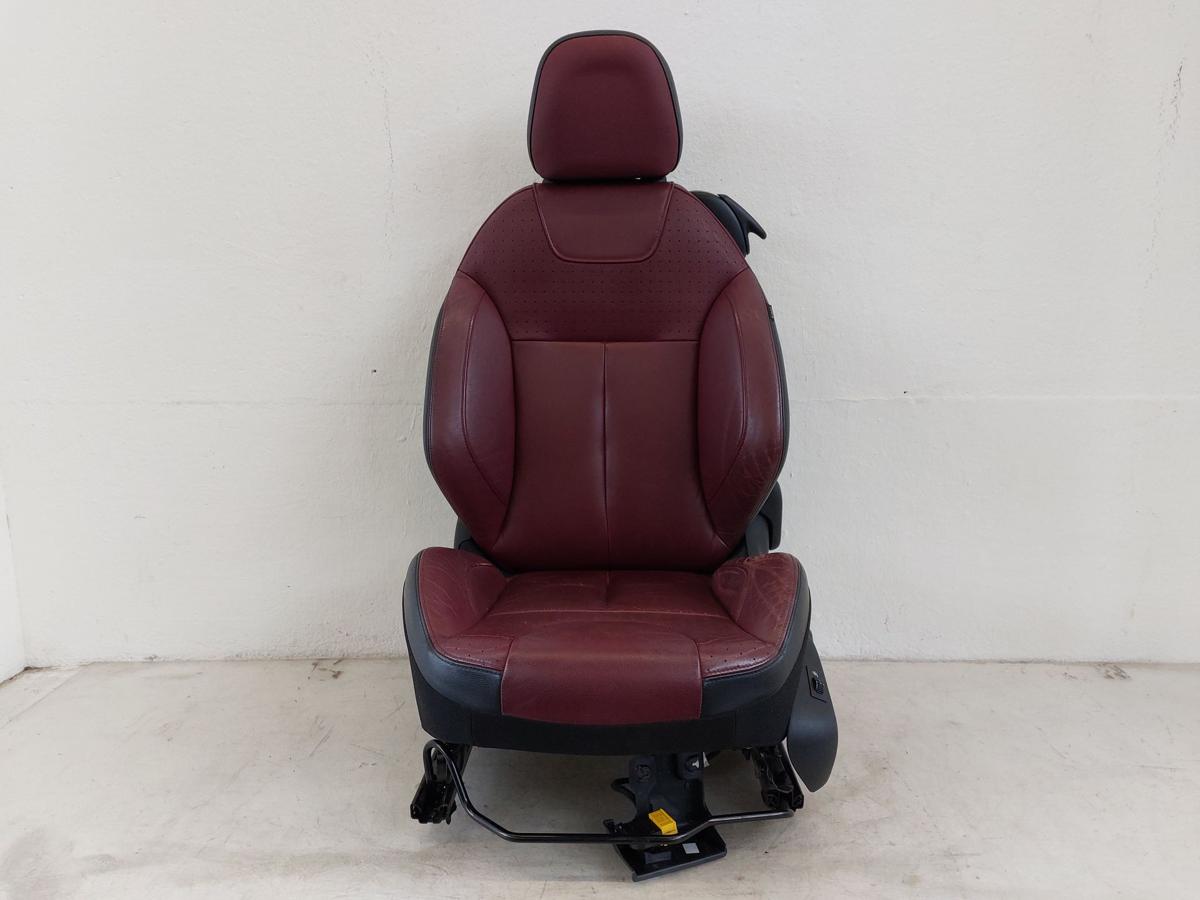 Citroen DS3 Sport Chic Sitz vorn links Fahrersitz Leder Ledersitz weinrot