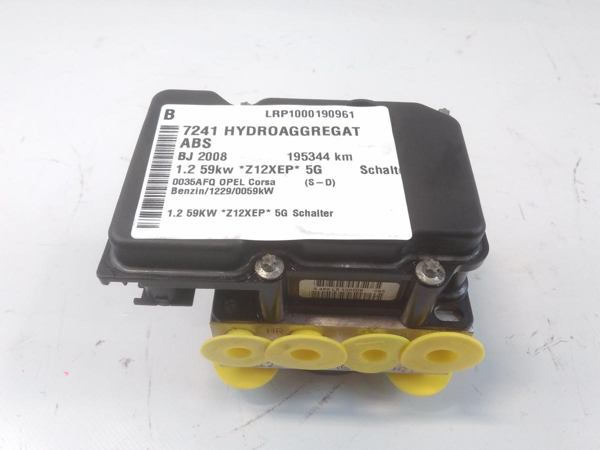 Opel Corsa D orig. Hydroaggregat ABS Block 13277812 0265232238 0265800422 BJ2008