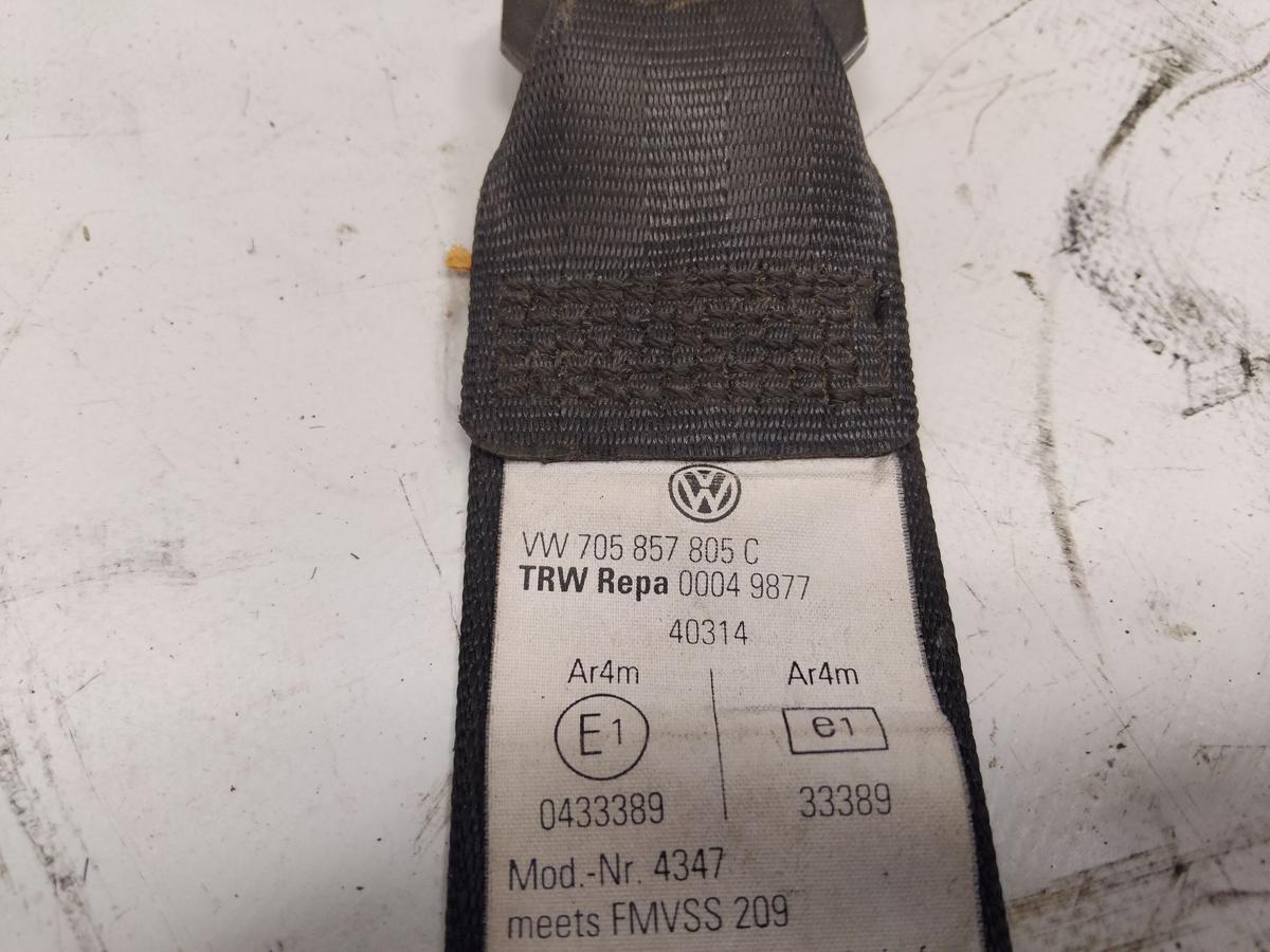 VW T4 original Sicherheitsgurt vorn links schwarz 705857805C 00049877 TRW BJ1995