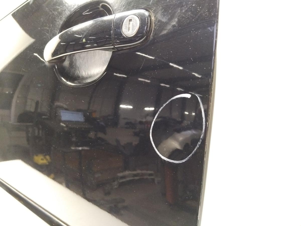VW Polo 9N3 T&uuml;r vorn links Fahrert&uuml;r 3-t&uuml;rig L041 brillantschwarz uni BJ2005