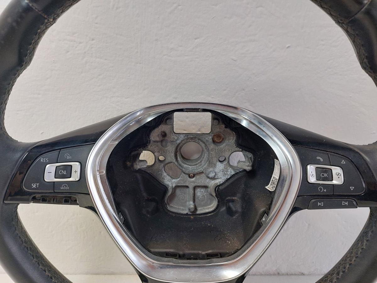 VW Golf 7 VII 5G AU Lederlenkrad Lenkrad 3 Speichen mit Multifunktion OEM