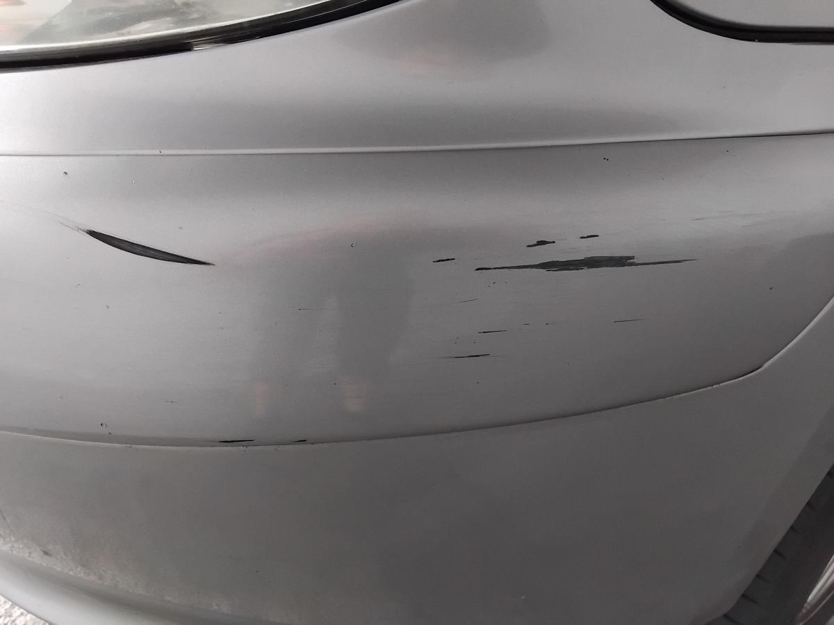 Peugeot 307 original Sto&szlig;stange Stossf&auml;nger vorn BJ2004 EZA Gris Sidobre Metallic