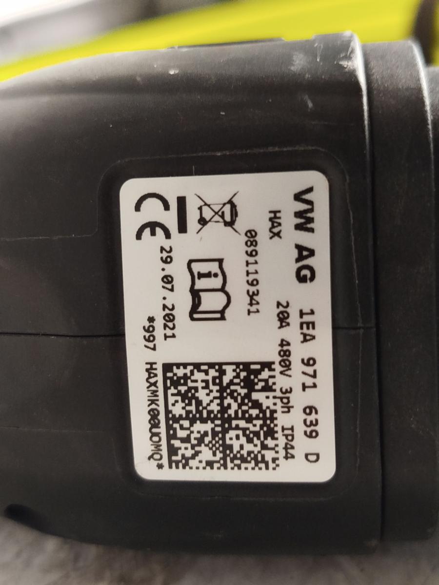 VW ID4 ID.4 Ladesäulenkabel Ladekabel Ladesäule OE 20A 480V Kabel Ladesäule