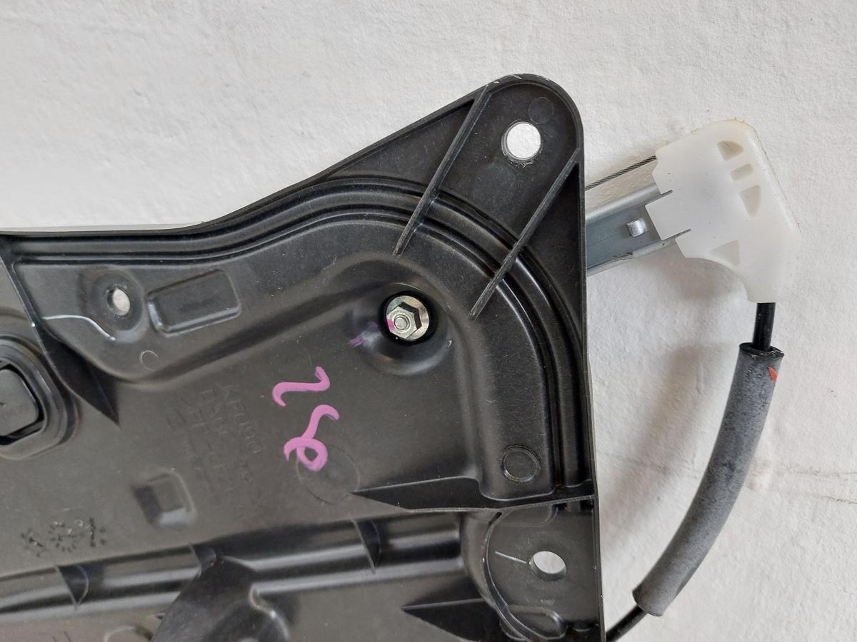 Mazda 2 Typ DJ Fensterheber hinten links elektrisch Motor Mechanik Grundplatte