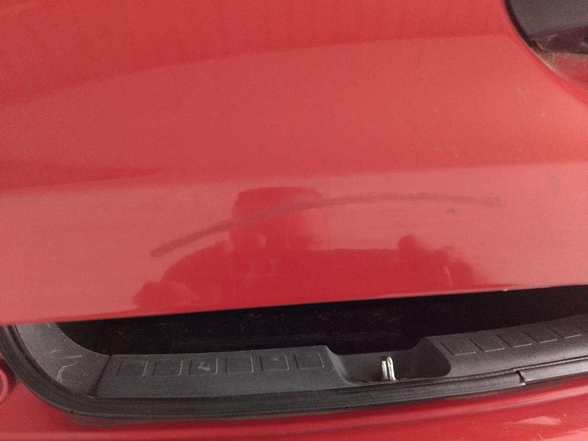 Mitsubishi Colt Z30 Facelift Heckklappe 3-türig P04 Amazonrot inkl. Scheibe BJ2009