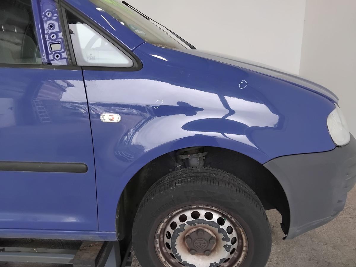 VW Caddy 2K original Kotfl&uuml;gel vorn rechts surfblau LA5C BJ2009
