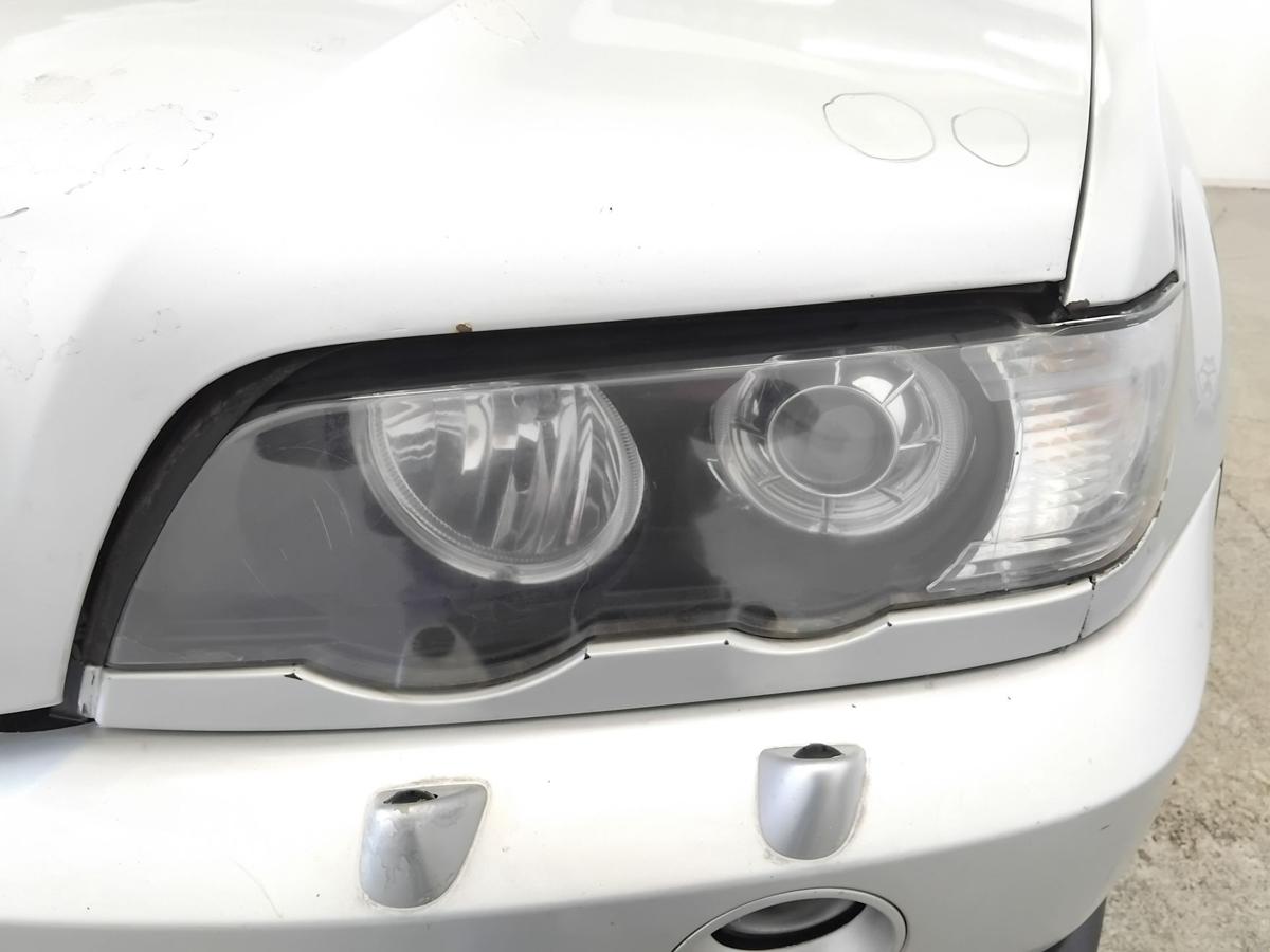 BMW X5 E53 Xenon Scheinwerfer links Depo schwarz BJ2000 Angel Eyes