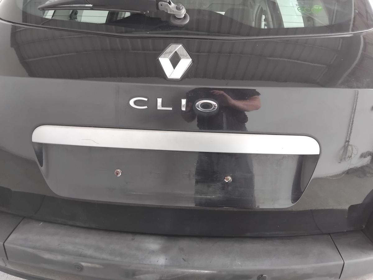 Renault Clio 3 Grandtour Heckklappe NV676 Perlmuttschwarz mit Heckscheibe BJ2009